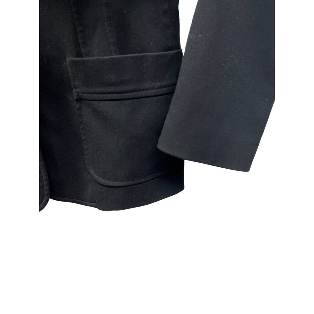 Express Y2k Basic Black 3 Button Career Blazer - image 3